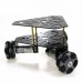 3WD 58mm Mecanum Wheel Robot Car Chassis 2-Tier + 12V 300RPM 25mm Motors without Encoder Unassembled