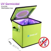 9.64"/24.5cm UVC Box Foldable UVC Germicidal Sterilizer Disinfection Tent Box UVC Sanitizer PU4780