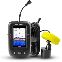 Erchang XF02 Fish Finder Sonar Alarm 100M Portable Ultrasonic Fishing Lure Echo Sounder Color Screen