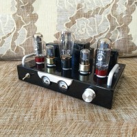 6N9P EL34 Spartan X1 Tube Amplifier 6.5W+6.5W Power Amplifier with Meter Finished Product