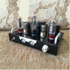 6N9P EL34 Spartan X1 Tube Amplifier 6.5W+6.5W Power Amplifier with Meter Finished Product