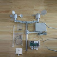 IoT 51WS5 Weather Station Data Network Sharing w/ Light Sensor for Wind Speed Wind Direction Rainfall