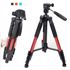 Zomei Q111 Red Camera Tripod Aluminum Alloy For SLR DSLR Live Broadcast Video Wildlife Photography