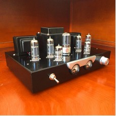 6N2 6P1 5Z4PA Spartan T1 Push-Pull Tube Amplifier 8W+8W Power Amplifier with Meter Finished Product