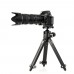 T1A20 Professional Tripod Aluminum Camera Tripod 2-Section Load 25KG For Camera Canon Telephoto Lens