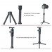 ET-01 Tripod Extension Pole Carbon Fiber Tripod Extension Rod Load 10KG 1/4" Thread For Camera Mount