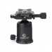 T1C40T-T1 Kit Carbon Fiber Tripod Folding Tripod Camera Tripod Stand with Ball Head Load 6KG