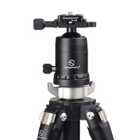 T2C40C-T1 Kit Carbon Fiber Tripod Folding Tripod Camera Tripod Stand with Ball Head Load 12KG