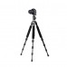 T2C40C-T1 Kit Carbon Fiber Tripod Folding Tripod Camera Tripod Stand with Ball Head Load 12KG