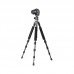 T2C40C-T2 Kit Carbon Fiber Tripod Professional Camera Tripod Stand 4-Section with Ball Head For SLR