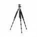 T2C40C-T3 Kit Carbon Fiber Tripod Professional Camera Tripod Stand 4 Sections with Ball Head For SLR