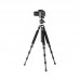 T2C40C-T3 Kit Carbon Fiber Tripod Professional Camera Tripod Stand 4 Sections with Ball Head For SLR