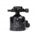 T1A20-T1 Kit Professional Camera Tripod Desktop Tripod Aluminum Alloy Outdoor Tripod Stand For SLR