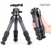 T1C30N Carbon Fiber Tripod Desktop Mini Tripod + XB-28 II Ball Head Load 4.5KG For Mini SLR Camera