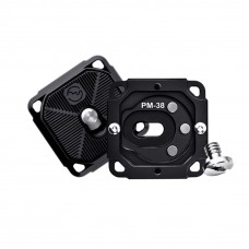 PM-38 Universal Quick Release Plate QR Plate Easy Installation For Tripod SLR Arca RRS Ball Heads