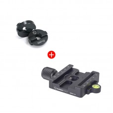 MAC-14 T Quick Release Plate MAC-14 + Ball Head Adapter Clamp Adapter Kit For Manfrotto Arca