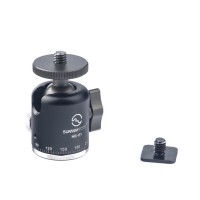 HB-01 Mini Ball Head Camera Mount All Metal with Hot Shoe For Camera Tripod Photo Studio Photographer