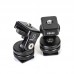 5pcs HB-02 Hot Shoe Tripod Head Mount Tilt Head For SLR Camera Fill Light Mobile Phone Bracket Monitor