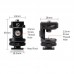 5pcs HB-02 Hot Shoe Tripod Head Mount Tilt Head For SLR Camera Fill Light Mobile Phone Bracket Monitor