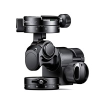 GH-PRO II Geared Tripod Head Panoramic Tripod Head with Quick Release Plate Load 4KG For DSLR Camera