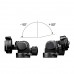 GH-PRO II Geared Tripod Head Panoramic Tripod Head with Quick Release Plate Load 4KG For DSLR Camera