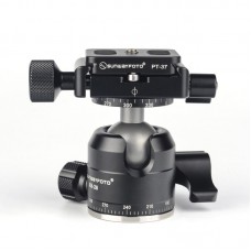 XB-28II Mini Dual-Panoramic Ball Head Low Gravity Center High Locking Strength w/ Quick Release Plate