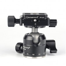 XB-28II Mini Dual-Panoramic Ball Head Low Gravity Center High Locking Strength w/ Quick Release Plate