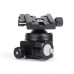 XB-44DL Superior Low-Profile Tripod Ball Head Panoramic Tripod Head with Clamp DLC-50