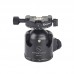 XB-44DDHi Superior Low-Profile Tripod Ball Head Panoramic Ball Head Load 40KG w/ Panning Clamp DDH-06