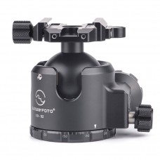 XB-52 Low Profile Tripod Ball Head Panoramic Tripod Head Load 60KG with Screw-Knob Clamp DDC-60X