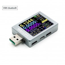 WITRN-X-MFI USB Tester Current Voltage Detector Support QC4+ PD3.0 2 PPS Fast Charging Protocol with Bluetooth