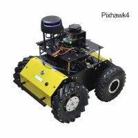 Mecanum Wheel Robot Car DIY Smart Car w/ Pixhawk4 Flight Control Support ROS MAVROS GPS Auto Cruise
