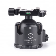 XB-52DL Superior Low-Profile Ball Head Panoramic Tripod Head Load 60KG with Clamp DLC-60
