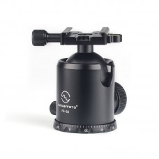 FB-52 360 Degree Panoramic Tripod Head Tripod Ball Head Load Capacity 20KG with Screw Knob Clamp