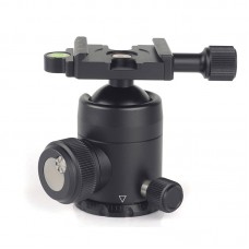 FB-36II Tripod Ball Head Panoramic Tripod Head Load Capacity 18KG with Screw Knob Clamp DDC-42L