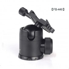 FB-44II Tripod Ball Head Panoramic Tripod Head Load Capacity 30KG with Screw Knob Clamp DDC-50L