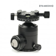 FB-44IIDDHX Tripod Ball Head Panoramic Tripod Head Load Capacity 30KG with Panning Clamp DDH-05N