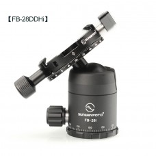 FB-28iDDHi Kit Tripod Ball Head Panoramic Tripod Head Load Capacity 6KG with Panning Clamp DDH-06