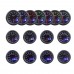 SINCOTECH 2" 52mm Car Voltage Gauge Digital 8-18V Voltmeter 7-Color LED Panel DO636 for 12V Car 