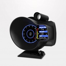 DO916 OBD2 Head-up Display Voltage Water Temp Speed Gauge Odometer Tachometer MAP Car Dashboard