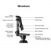 CR-3015A 360° VR Panoramic Tripod Head Camera Stand Panoramic Head Load 8KG For Manfrotto Benro