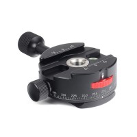 IRC-64 Panoramic Indexing Rotator Quick Release Clamp Load 20KG For HDR Panoramic Photography