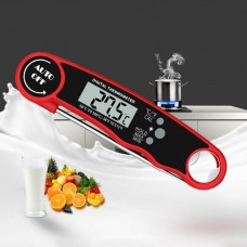 Digital Food Thermometer Foldable Waterproof Kitchen Meat Water Milk BBQ Thermometer Instant Read