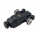 Electric Track Slider Dolly Car Remote Control for Canon Camera Camcorder Mobile Phone Gopro C100 Black 