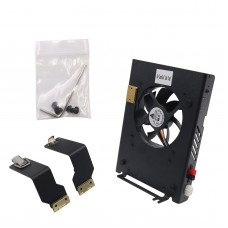 Radio Mounting Bracket Cooling Fan For Xiegu G90 G90S Car Walkie Talkie Amateur Shortwave Radio