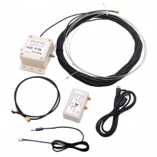 MLA-30+ Active Loop Antenna Shortwave 500KHz-30MHz with 1.2M SMA to 3.5mm Universal Adapter Cable