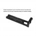 DMC-200R 200mm Vertical Rail with 90° Clamp For Arca Swiss Style Plates Panoramic Photography