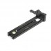 DMC-200LR 200mm Vertical Rail Quick Release Plate with On-End Clamp For Arca Clamp DSLR Cameras