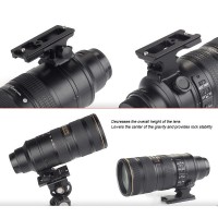 LF-N3 Lens Foot Mounting Foot For Nikon 70-200mm f/2.8G ED VR II Lens Arca Really Right Stuff Clamps