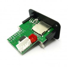 Audio Decoder Board Stereo Audio Receiver Module Support WAV MP3 TF U Disk 12V 5V Optional w/ Switch